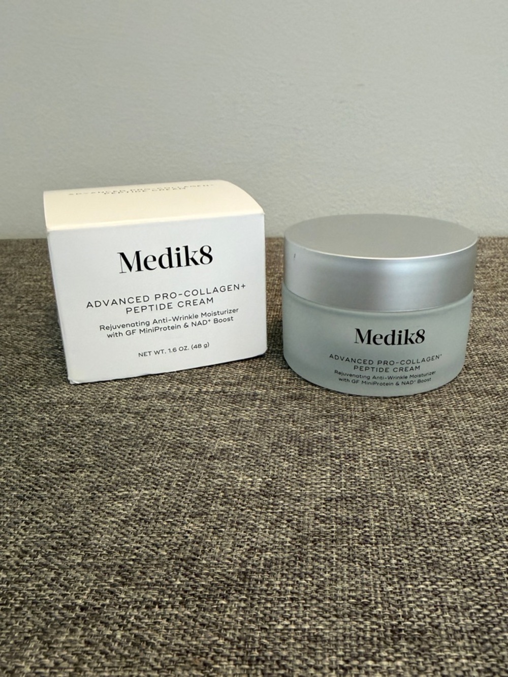 Medik8 Advanced Pro-Collagen + Peptide Cream NIB Anti-Wrinkle Moisturizer 1.6 oz